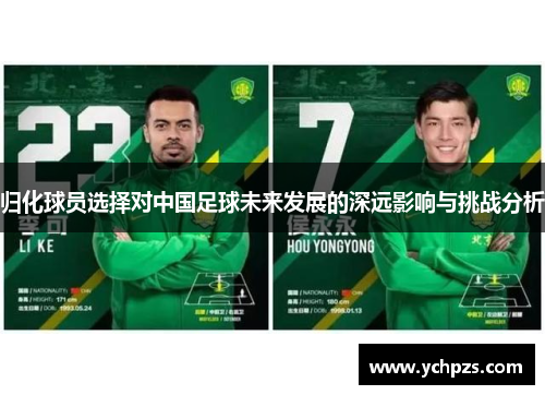 归化球员选择对中国足球未来发展的深远影响与挑战分析
